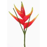Flor heliconia artificial TOMKE, rojo-verde, 80cm, Ø30cm