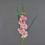 Gladiolo artificial ELEA, rosa, 85cm, Ø3-10cm