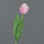 Tulipán artificial ROMANA, rosa, 45cm, Ø6cm