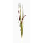 Hierba cola de zorro artificial JILL, con vara de fijación, panículas, verde-violeta, 90cm