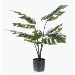 Filodendro monstera deliciosa de plástico TREA, 60cm