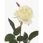 Rosa artificial BRINA, blanco, 70cm