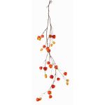 Guirnalda artificial de physalis PAX con frutas, rojo-naranja, 120cm