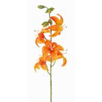 Lirio de tigre artificial ASHANTI, naranja, 60cm, Ø10cm