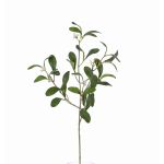 Rama de muérdago artificial SAJAN con bayas, verde, 55cm