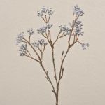 Rama artificial de gaultheria BENZO con bayas, brillo, plata, 40cm