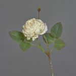 Flor artificial rosa col VOMTE, aspecto seco, beige, 45 cm