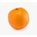Naranja de plástico CLARELIA, naranja, 8 cm