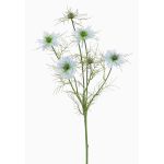 Comino negro artificial SEVIN, azul claro-verde, 65cm, Ø6-7cm