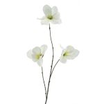 Rama artificial de magnolia FLAVA, blanco, 85 cm
