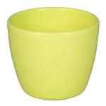 Macetero de cerámica para plantas pequeñas TEHERAN BASAR, amarillo claro, 6cm, Ø7,5cm