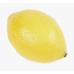 Limón de plástico BAIBA, amarillo, 7,5cm