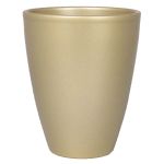 Florero TEHERAN PALAST, de cerámica, dorado-mate, 17cm, Ø13,5cm