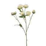Rama artificial de col rosa TRUVOL, blanco-verde, 65 cm