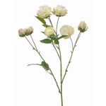 Rama artificial de col rosa TRUVOL, blanco-verde, 65 cm