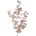 Rama artificial de eucalipto MALFHY, rosa claro metalizado, 75 cm