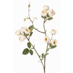 Rama artificial de col rosa LORRAINE, Eco Collection, crema-amarillo, 60cm, Ø3cm