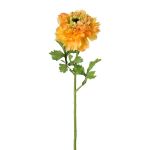 Flor decorativa ranúnculo SLANK, naranja, 45 cm