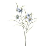 Rama decorativa Aquilegia WHONRY, azul claro, 85 cm