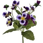 Flor artificial decorativa Pensamientos BAHNY en varilla, violeta-lila, 22 cm