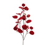 Rama de eucalipto artificial INDALA con frutos, rojo, 85cm