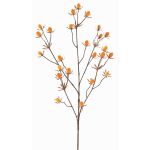 Cardo de plástico LOUKAS, amarillo-naranja, 70cm, Ø1-1,5cm