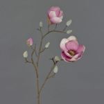 Magnolia artificial KOSTAS, rosa-fucsia, 55cm, Ø5-8cm