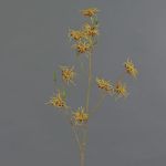 Rama de hamamelis artificial XYLA, flores, naranja-amarillo, 70cm, Ø5cm