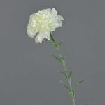 Clavel artificial NIRUSHA, blanco, 65cm