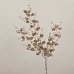 Rama de pino falso EMERIC con piñas, oro, 45cm