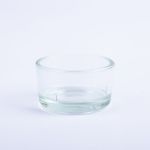 Portavelas TAMIO de cristal, transparente, 2,5cm, Ø4,2cm