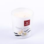 Vela de cera perfumada ASTRID en vaso, Elegant Vanilla, crema, 7,9cm, Ø7,1cm, 28h