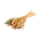 Ramo seco DILIANE, verde petróleo natural, 50 cm, Ø 15 cm