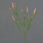Rama decorativa de trébol artificial EUTIN con flores, rosa viejo-verde, 80 cm