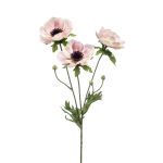 Anémona artificial SUGOL, rosa crema, 75 cm