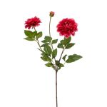Flor decorativa dalia NAXOS con flores, rosa, 70 cm
