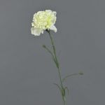 Clavelina artificial VANERA, blanco, 60cm, Ø8cm