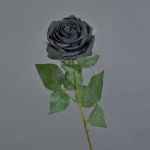 Rosa artificial KAILIN, negra, 65cm