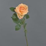 Rosa artificial KAILIN, rosa salmón, 65cm