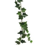 Guirnalda decorativa de hiedra LANSHUO, verde oscuro, 180cm