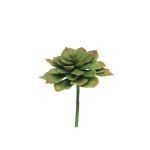 Echeveria morani artificial XINYA en varilla de ajuste, verde-rojo, 17cm