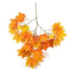 Rama de arce artificial SILVO, naranja-amarillo, 80cm
