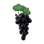 Racimo de uvas artificiales SHEBEI, negras