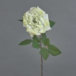 Rosa de terciopelo YUFAN, crema, 60cm
