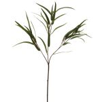 Rama decorativa de eucalipto ZIYUMU con semillas, verde, 80cm