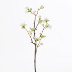 Rama de Heptacodium miconioides artificial MAREN, blanco, 50cm