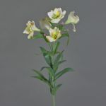 Rama de lirio artificial AUBERTA, verde-blanco, 75cm, Ø6cm