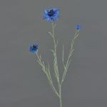 Rama de aciano artificial KELSIE, azul, 70cm, Ø4cm
