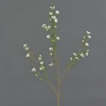 Rama de flor de cera artificial NIANG, crema, 80cm, Ø2-3cm