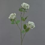 Rama de rosas sintéticas GITTI, verde claro-gris, 80cm, Ø10cm